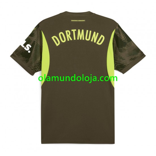 Camisola Borussia Dortmund Guarda-redes Homem Equipamento Primeiro 2024-2025 Manga Curta